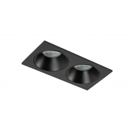 Lampa Prisma Duo TK Lighting | Downlight podtynkowe czarne