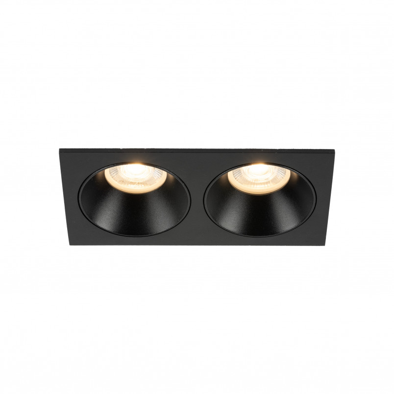Lampa Prisma Duo TK Lighting | Downlight podtynkowe czarne