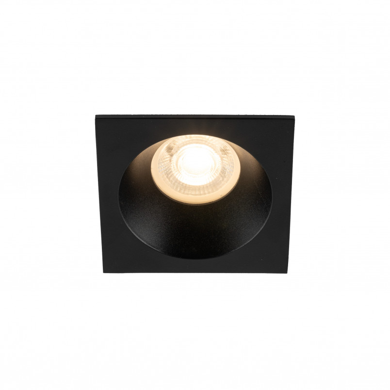 Lampa Prisma TK Lighting: Downlight podtynkowa czarna | Sklep z lampami