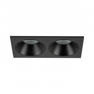 Lampa Prisma Duo TK Lighting | Downlight podtynkowe czarne