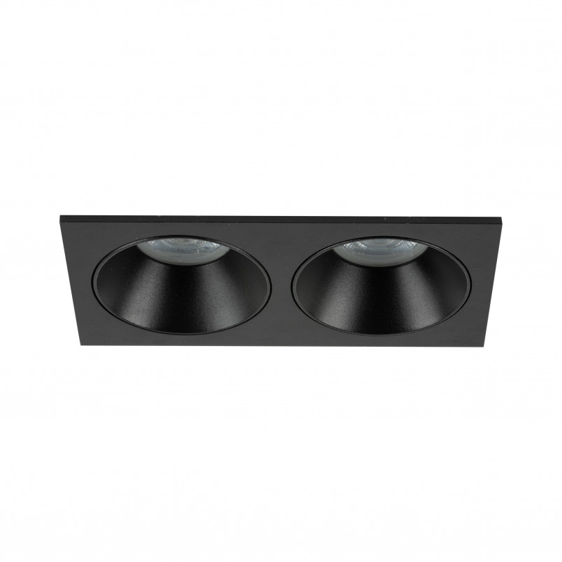 Lampa Prisma Duo TK Lighting | Downlight podtynkowe czarne
