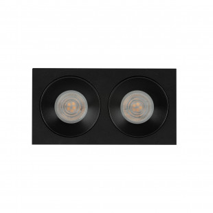 Lampa Prisma Duo TK Lighting | Downlight podtynkowe czarne