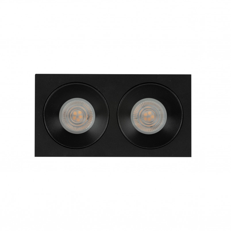 Lampa Prisma Duo TK Lighting | Downlight podtynkowe czarne