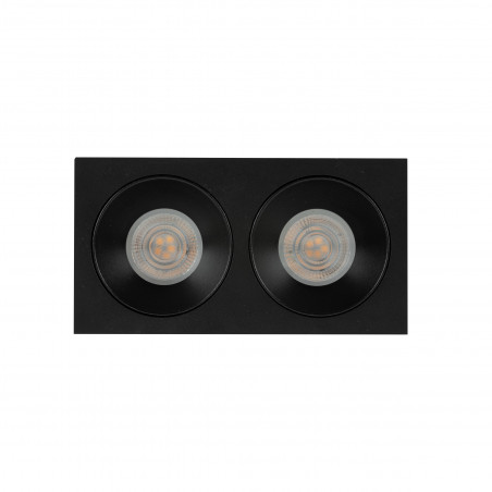 Lampa Prisma Duo TK Lighting | Downlight podtynkowe czarne