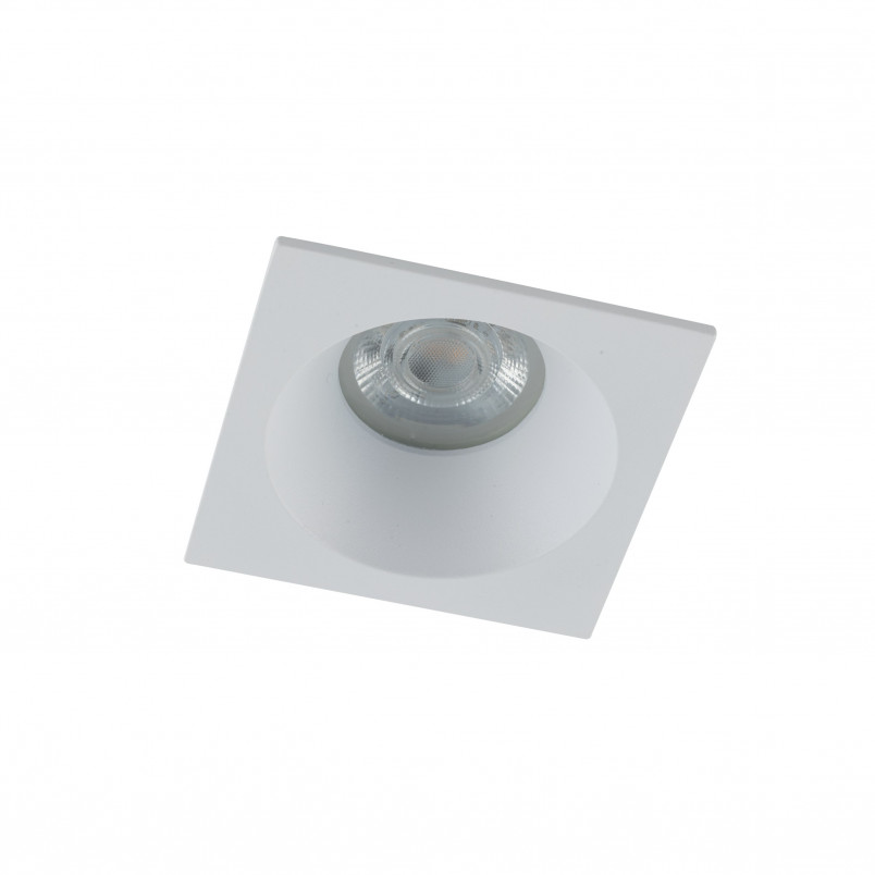 Lampa podtynkowa Prisma biała TK Lighting | Downlight IP65