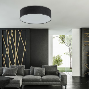 Plafon Rondo 50cm Czarny TK Lighting | Elegancki i Uniwersalny