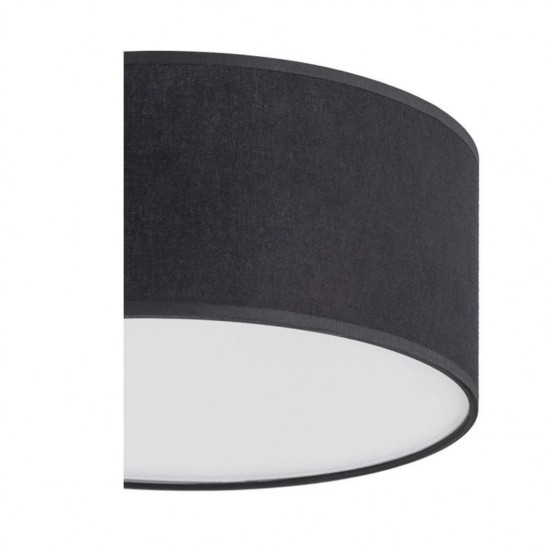 Plafon Rondo 50cm Czarny TK Lighting | Elegancki i Uniwersalny