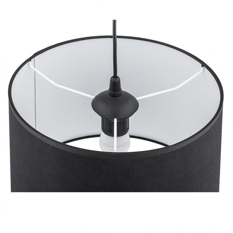 Lampa wisząca Rondo czarna TK Lighting | E27, 30cm