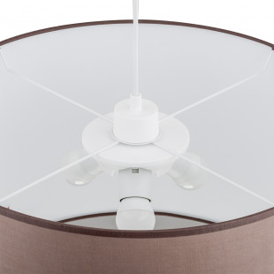 Lampa wisząca Rondo TK Lighting | Brązowa, E27 - Kup teraz!