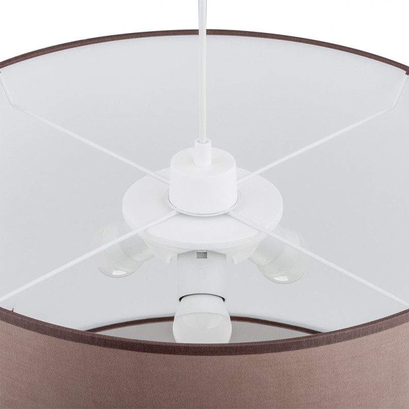 Lampa wisząca Rondo TK Lighting | Brązowa, E27 - Kup teraz!