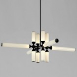 Lampa Quadro LED - Designerski Żyrandol Szklany | Step Into Design