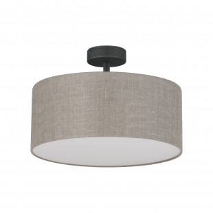 Plafon okrągły Rondo II 40cm TK Lighting - Beżowy, Lniany