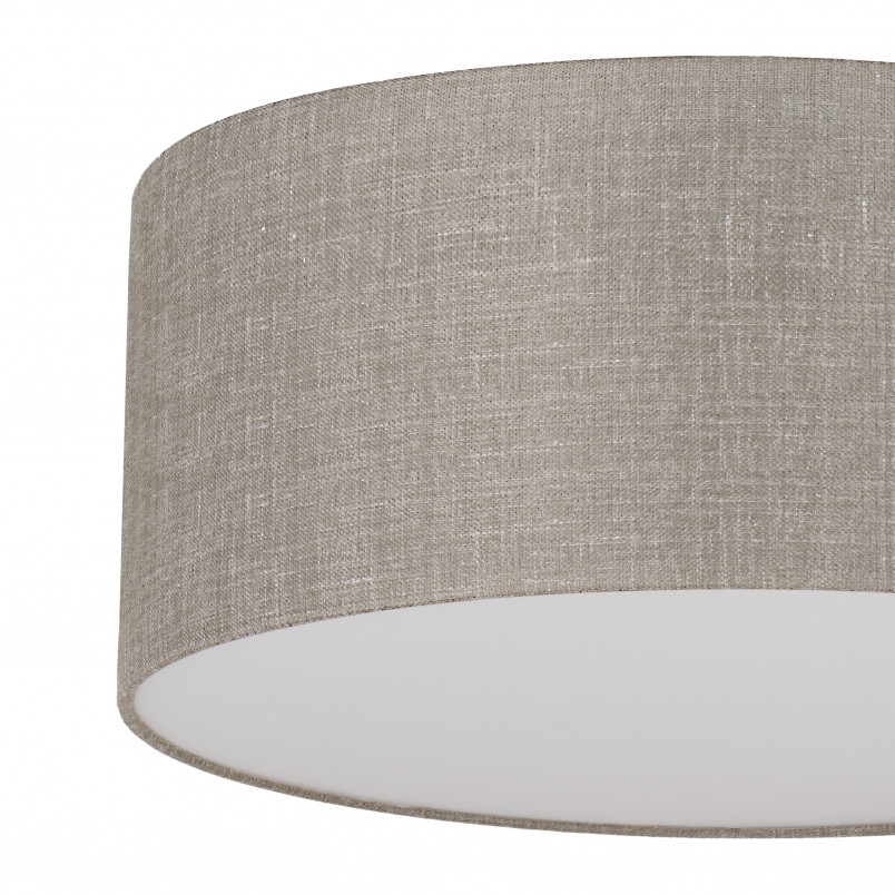 Plafon Rondo TK Lighting | Lniany abażur, 45cm - Kup teraz!