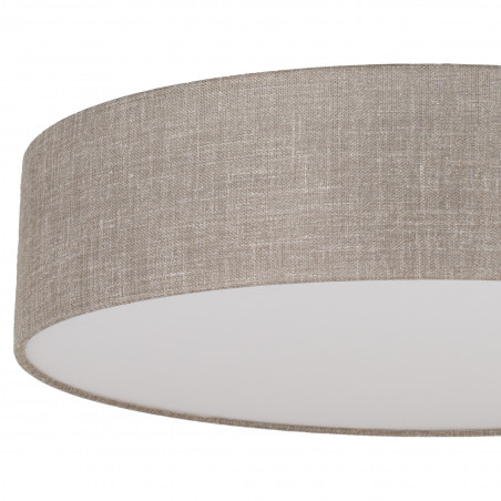 Plafon Rondo TK Lighting | Beżowy, Lniany | Kup Teraz!