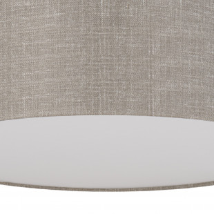 Plafon okrągły Rondo II 40cm TK Lighting - Beżowy, Lniany