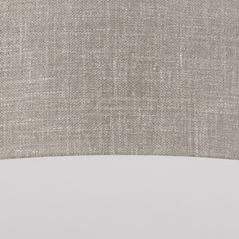 Plafon okrągły Rondo II 60cm TK Lighting | Beżowy, Lniany