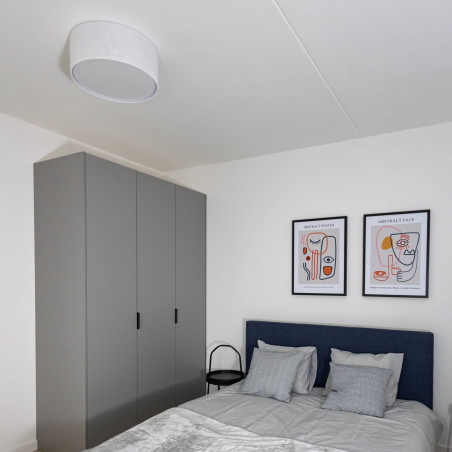 Plafon Rondo 30cm biały TK Lighting - Oświetlenie LED E27