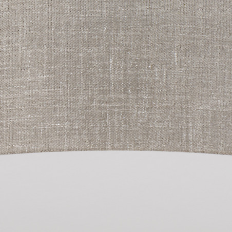 Plafon okrągły Rondo II 60cm TK Lighting | Beżowy, Lniany