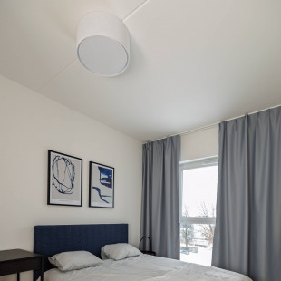 Plafon Rondo 30cm biały TK Lighting - Oświetlenie LED E27