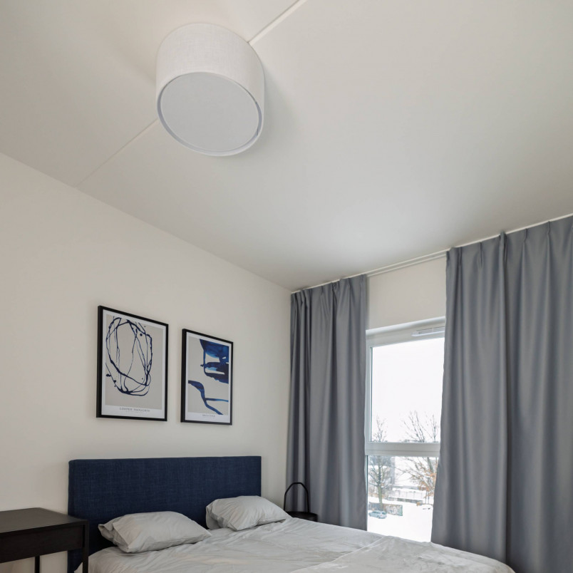 Plafon Rondo 30cm biały TK Lighting - Oświetlenie LED E27