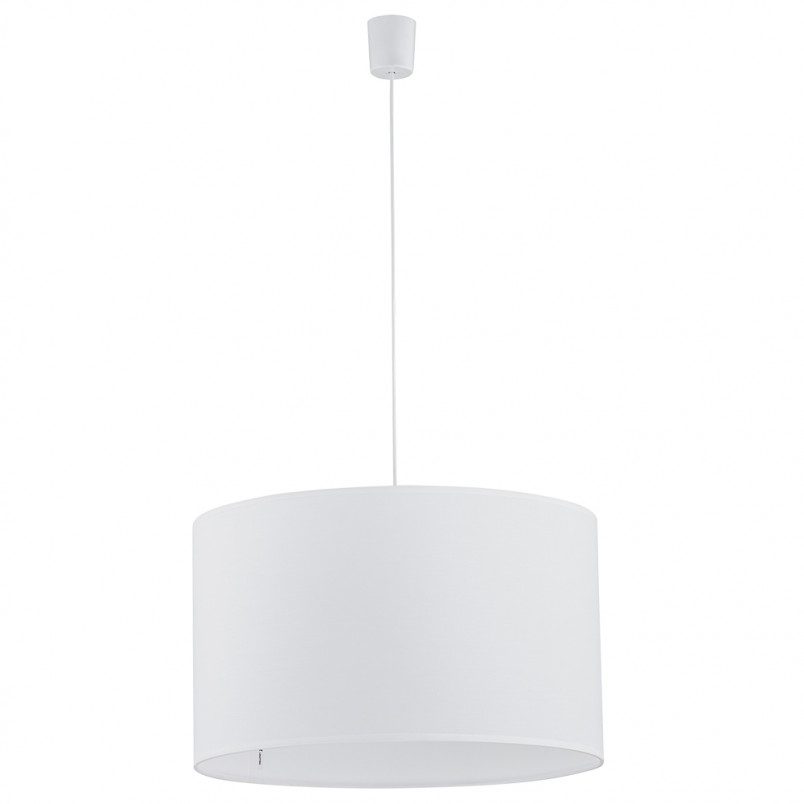 Lampa Wisząca Rondo Biała TK Lighting | 50cm | E27