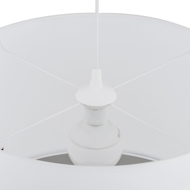 Lampa wisząca Rondo biała TK Lighting | E27, 30cm