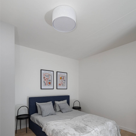 Plafon Rondo 30cm biały TK Lighting - Oświetlenie LED E27