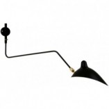 Kinkiet industrialny Crane czarny | Step Into Design