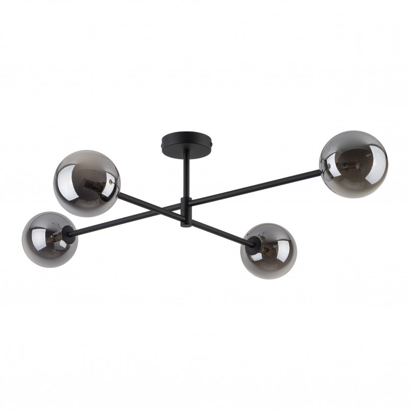 Lampa Sarius IV - Szklane Kule, 90cm, Grafit | TK Lighting