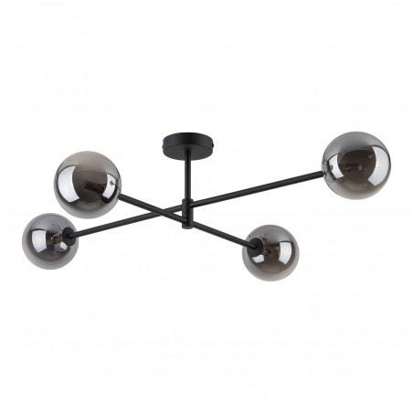 Lampa Sarius IV - Szklane Kule, 90cm, Grafit | TK Lighting