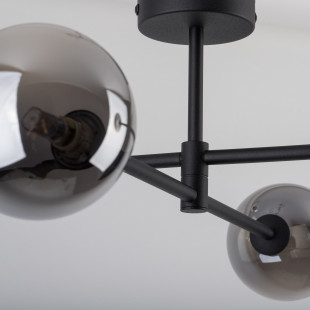 Lampa Sarius IV - Szklane Kule, 90cm, Grafit | TK Lighting