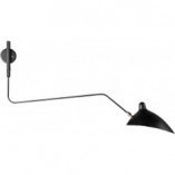 Kinkiet industrialny Crane czarny | Step Into Design