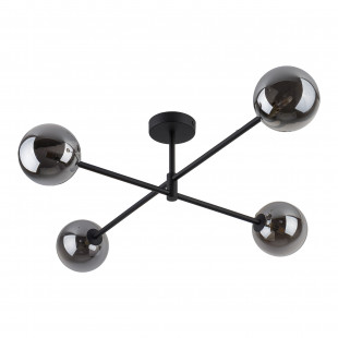 Lampa Sarius IV - Szklane Kule, 90cm, Grafit | TK Lighting