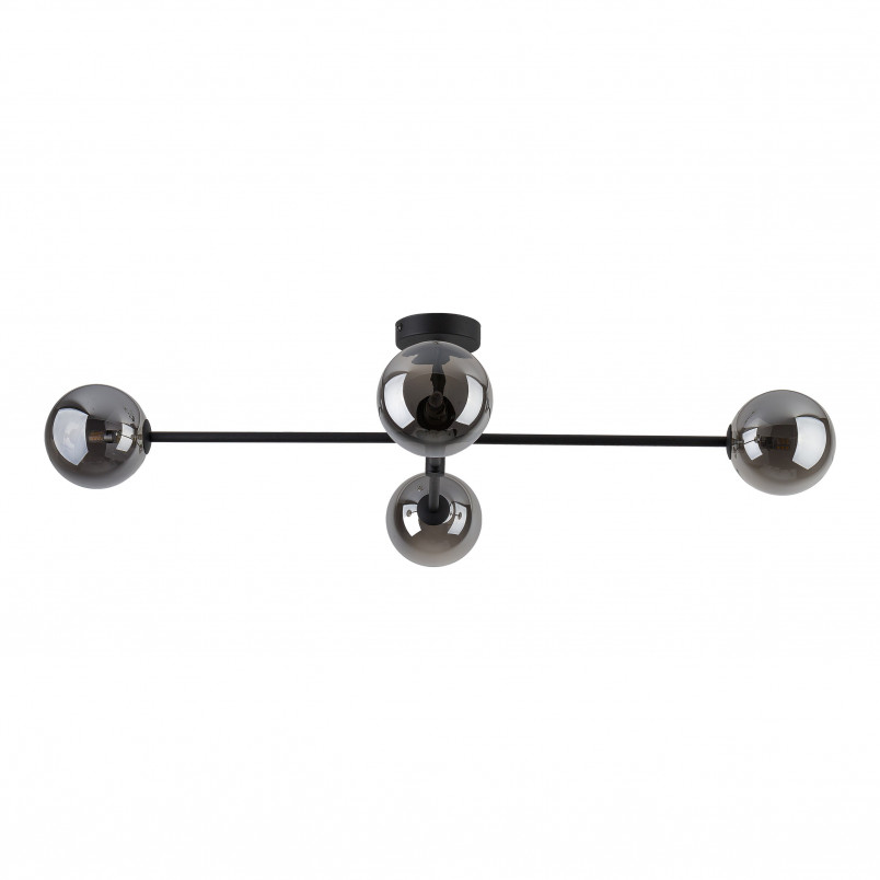 Lampa Sarius IV - Szklane Kule, 90cm, Grafit | TK Lighting