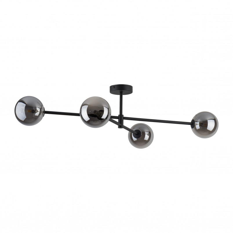 Lampa Sarius IV - Szklane Kule, 90cm, Grafit | TK Lighting