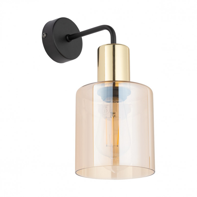 Kinkiet Sierra: Bursztynowe światło w stylu Loft | TK Lighting