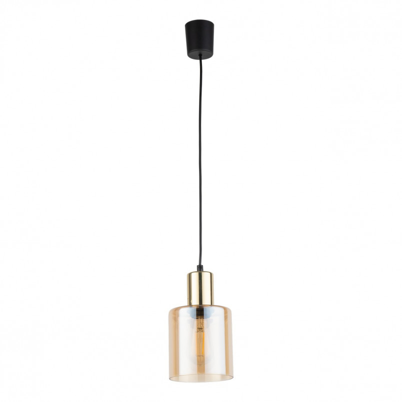 Lampa Wisząca Sierra Bursztynowa Złota TK Lighting | Sklep Lamp