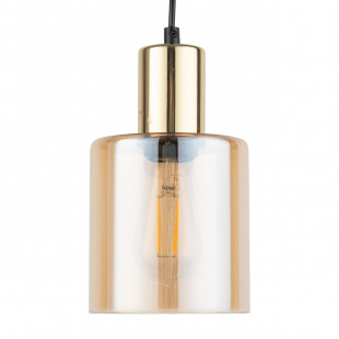 Lampa Wisząca Sierra Bursztynowa Złota TK Lighting | Sklep Lamp
