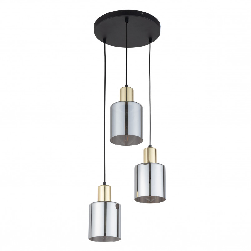 Lampa wisząca Sierra - 3 ramiona, szkło, loft | TK Lighting