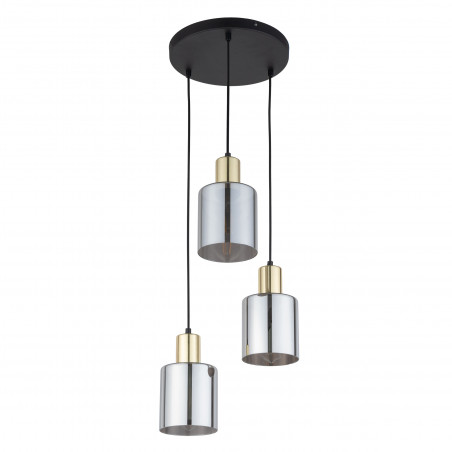 Lampa wisząca Sierra - 3 ramiona, szkło, loft | TK Lighting