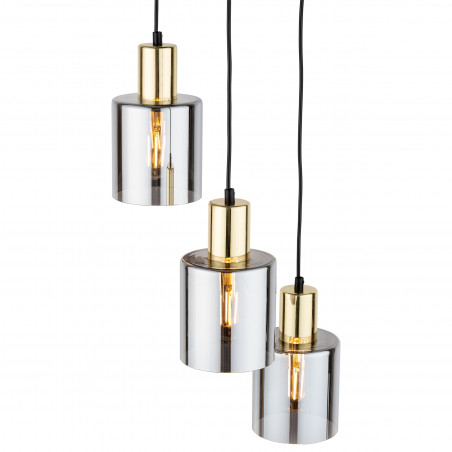 Lampa wisząca Sierra - 3 ramiona, szkło, loft | TK Lighting