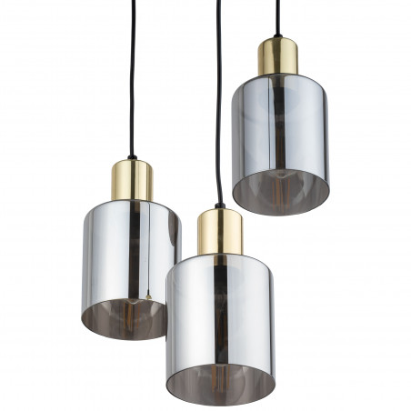 Lampa wisząca Sierra - 3 ramiona, szkło, loft | TK Lighting