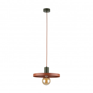 Lampa wisząca Sila Brick Green TK Lighting | Pomarańczowa, Loftowa