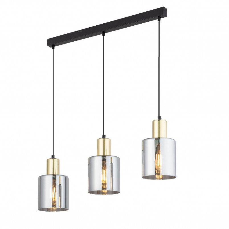 Lampa wisząca Sierra III - szara, szkło, TK Lighting | Kup online