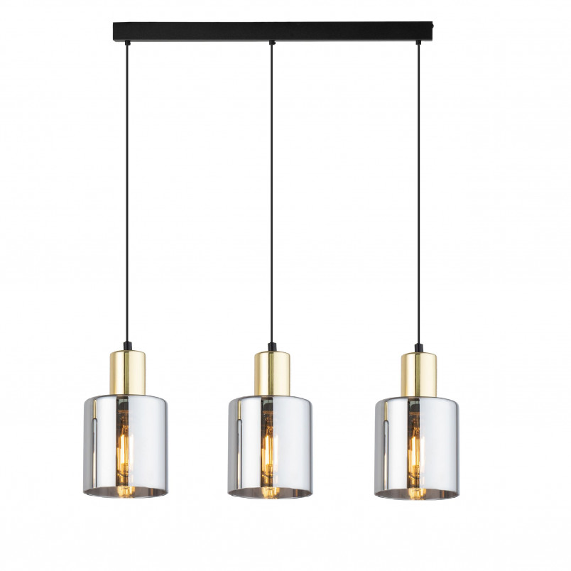 Lampa wisząca Sierra III - szara, szkło, TK Lighting | Kup online