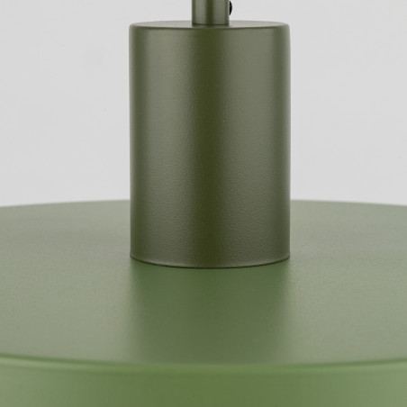 Lampa Wisząca Sila Peapod Green - TK Lighting | Zielona, Płaska