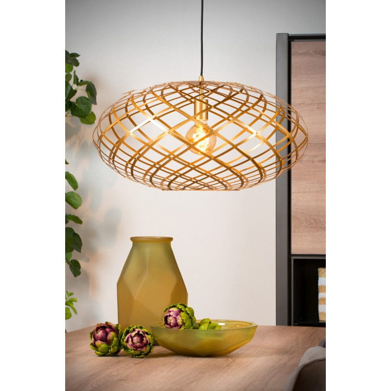 Lampa Wisząca Mosiądz Lucide Wolfram | Elegancki Design