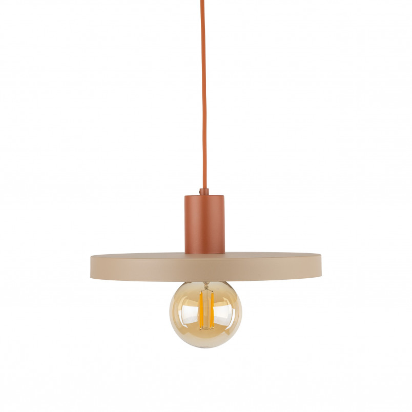 Lampa wisząca Sila Sabia Brick beżowa | TK Lighting