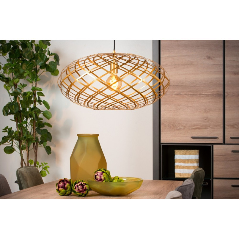 Lampa Wisząca Mosiądz Lucide Wolfram | Elegancki Design