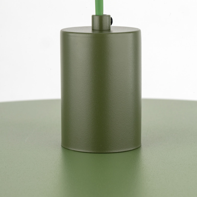 Lampa wisząca Sila Peapod Green TK Lighting | Zielona, Płaski Klosz